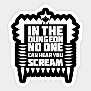 No One Can Hear You Scream Sticker